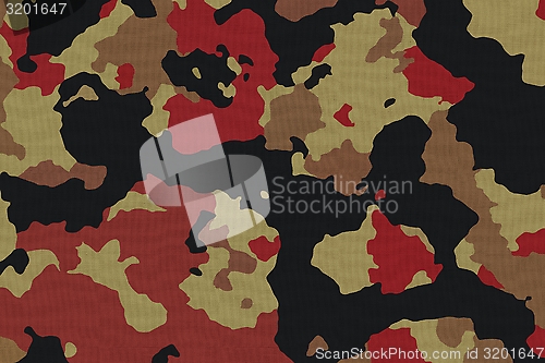 Image of Camouflage Fabric Textures, Texture 4