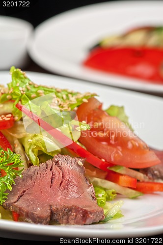 Image of beef salad