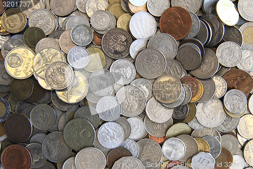 Image of old european coins 