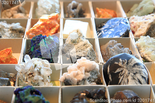 Image of color minerals background