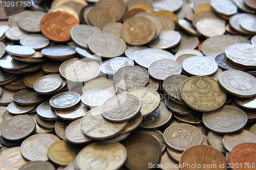 Image of old european coins 