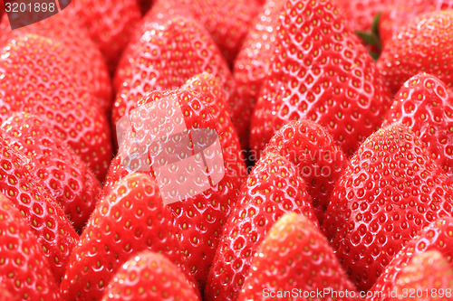 Image of strawberries background