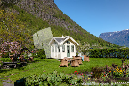 Image of scenic landscapes of the Norwegian fjords.