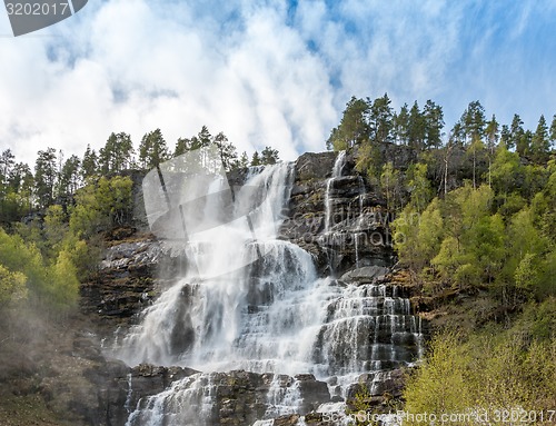 Image of waterfall in Norway