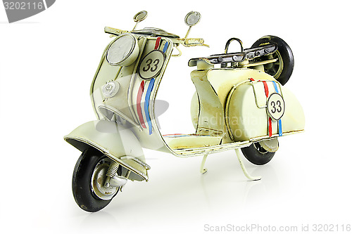 Image of Retro toy motorcycle