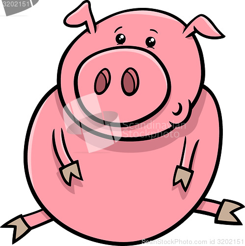 Image of little pig or piglet cartoon