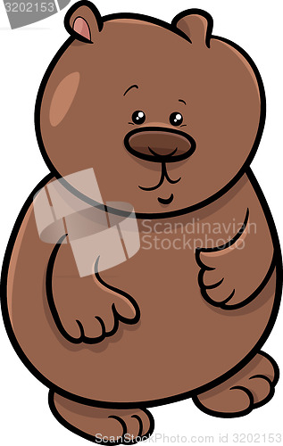 Image of little bear cartoon illustration