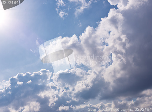 Image of blue sky