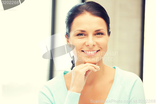 Image of happy and smiling woman