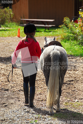 Image of Girl and pony