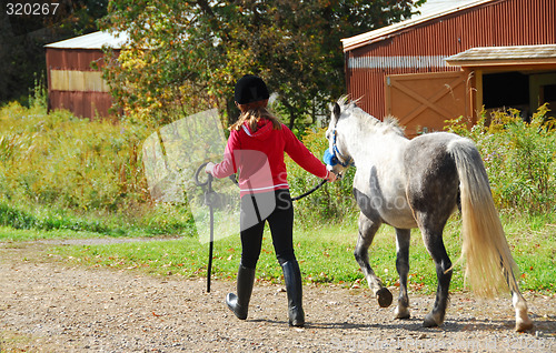 Image of Girl and pony