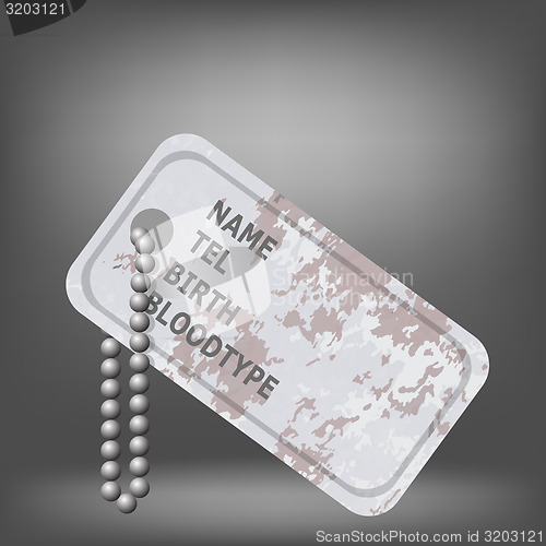 Image of Military Dog Tag