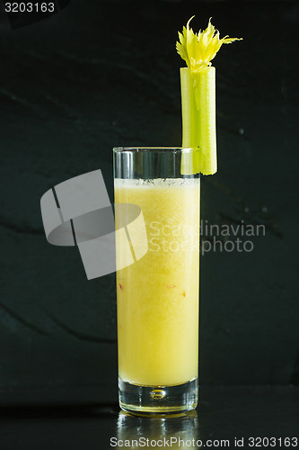 Image of Glass of celery juice