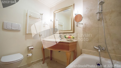 Image of luxury bathroom interior