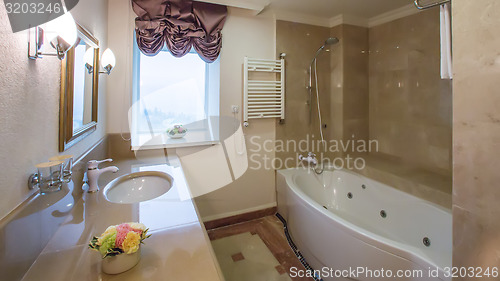 Image of luxury bathroom interior