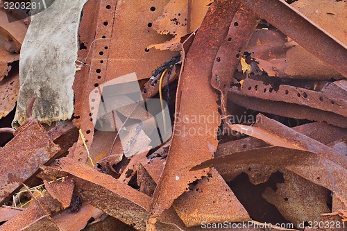 Image of old rusty metal