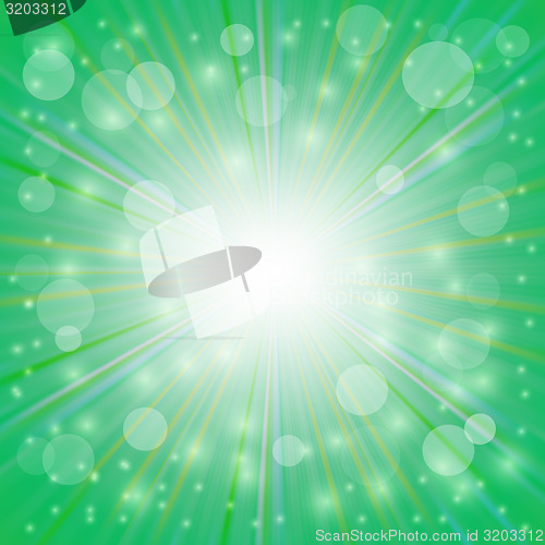 Image of Sun Green  Background. 