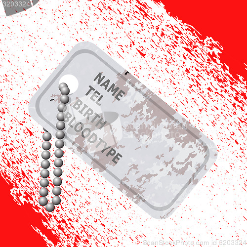 Image of Military Dog Tag