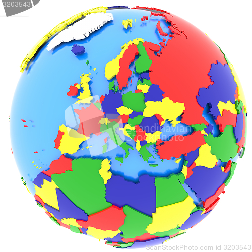 Image of Europe on Earth
