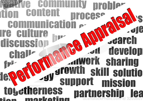 Image of Performance appraisal word cloud