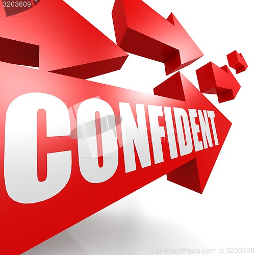 Image of Confident arrow red