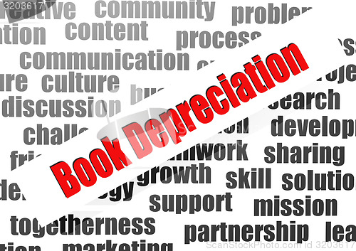 Image of Book depreciation word cloud