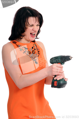 Image of woman with screwdriver