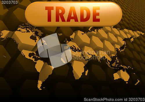 Image of Trade world map