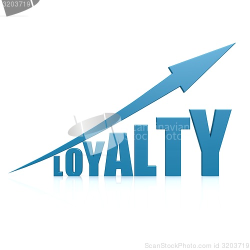 Image of Loyalty blue arrow
