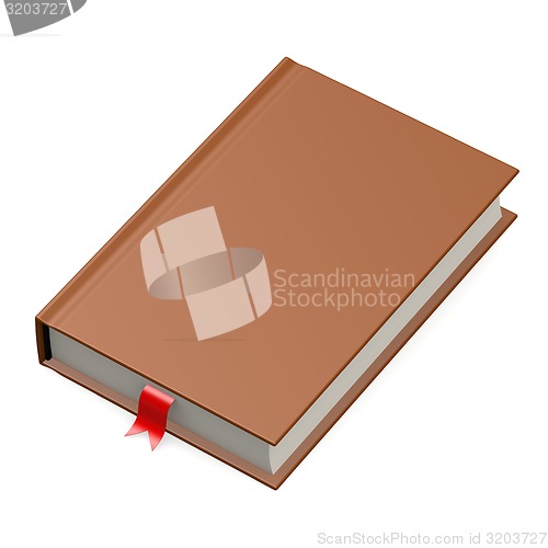 Image of Isolated brown book