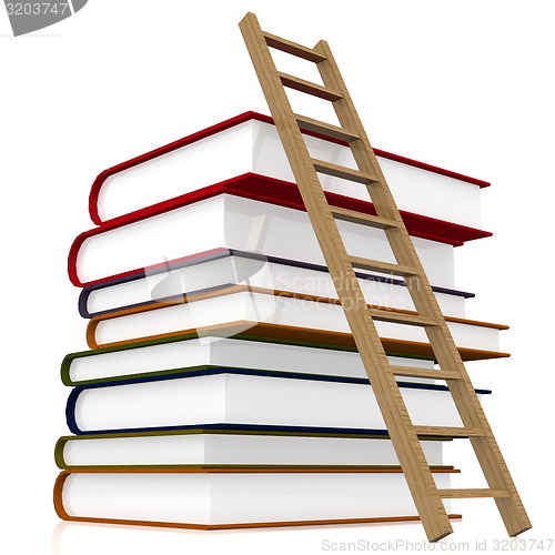 Image of Book and ladder 