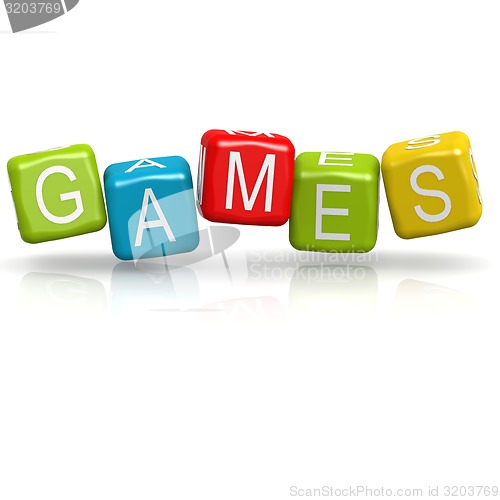 Image of Games cube word