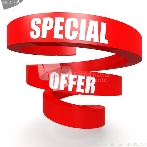 Image of Special offer red helix banner