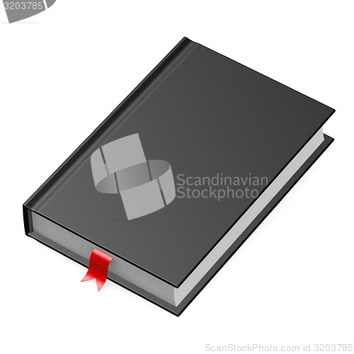 Image of Isolated black book