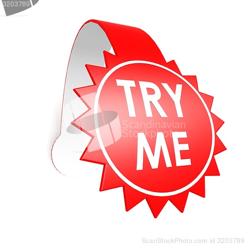 Image of Try me star label