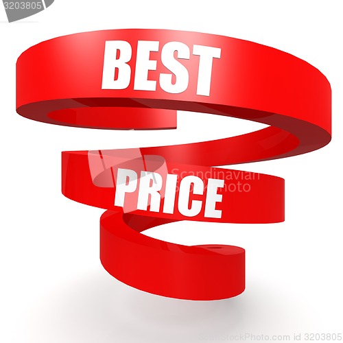 Image of Best price red helix banner