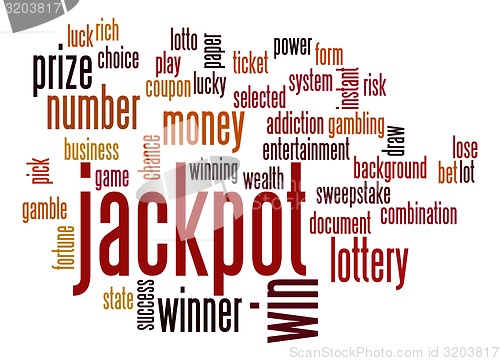 Image of Jackpot word cloud