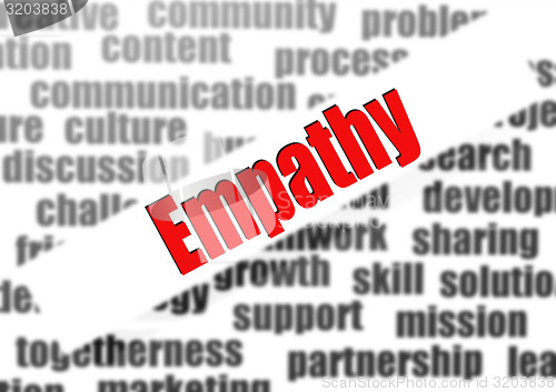 Image of Empathy word cloud