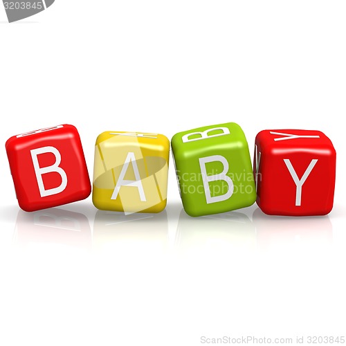 Image of Baby cube word