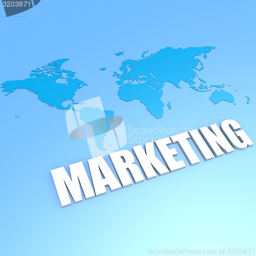 Image of Marketing world map