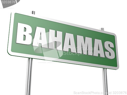 Image of Bahamas road sign