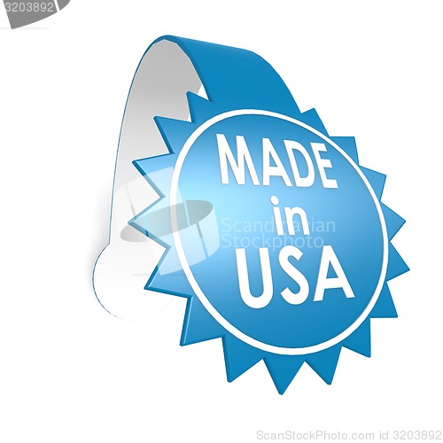 Image of Made in USA star label