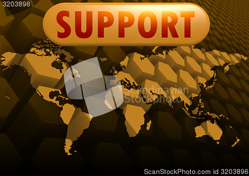 Image of Support world map