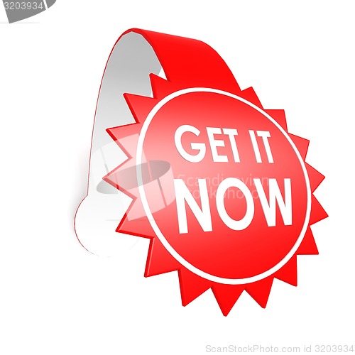 Image of Get it now star label