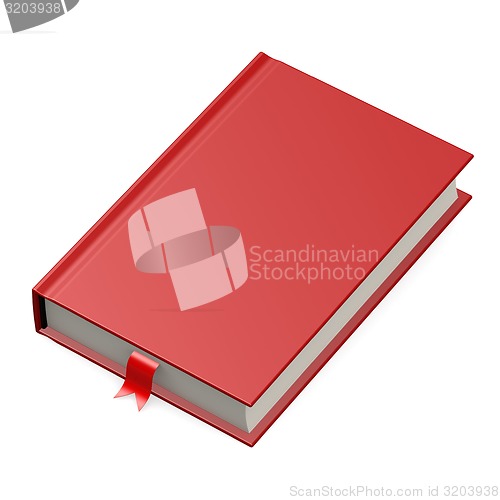 Image of Isolated red book