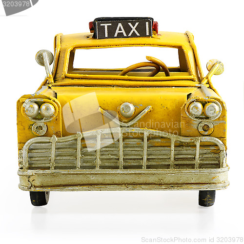 Image of Retro toy taxi