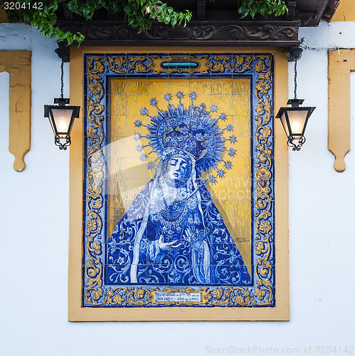 Image of Catholic Altar in public street