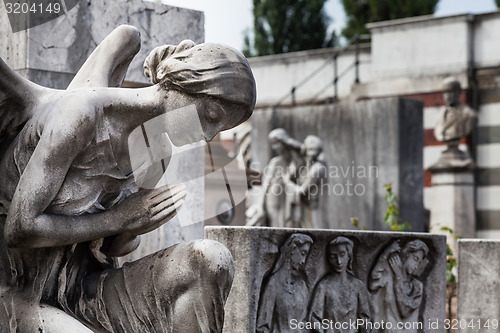 Image of Old Cemetery statue