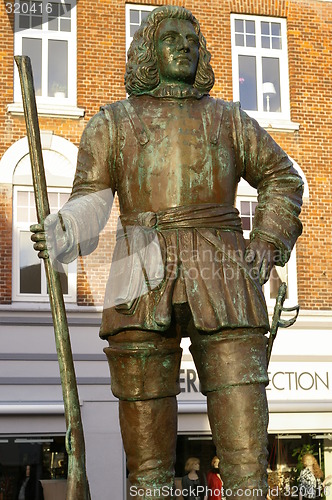 Image of Statue of Tordenskiold in Frederikshavn in Denmark