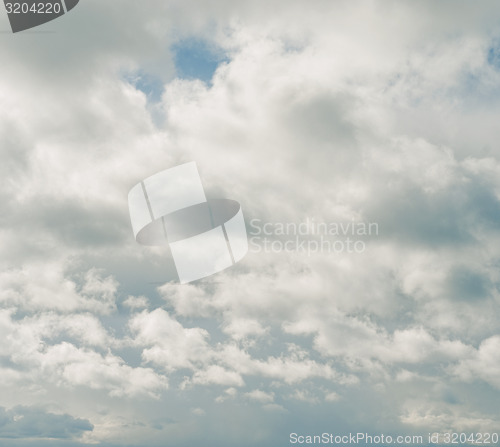 Image of Blue sky and clouds